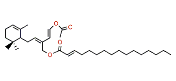 (2Z)-2-[(E)-2-(Acetyloxy)ethenyl]-4-(2,6,6-trimethylcyclohex-2-en-1-yl)-but-2-en-1-yl (2E)-hexadec-2-enoate
